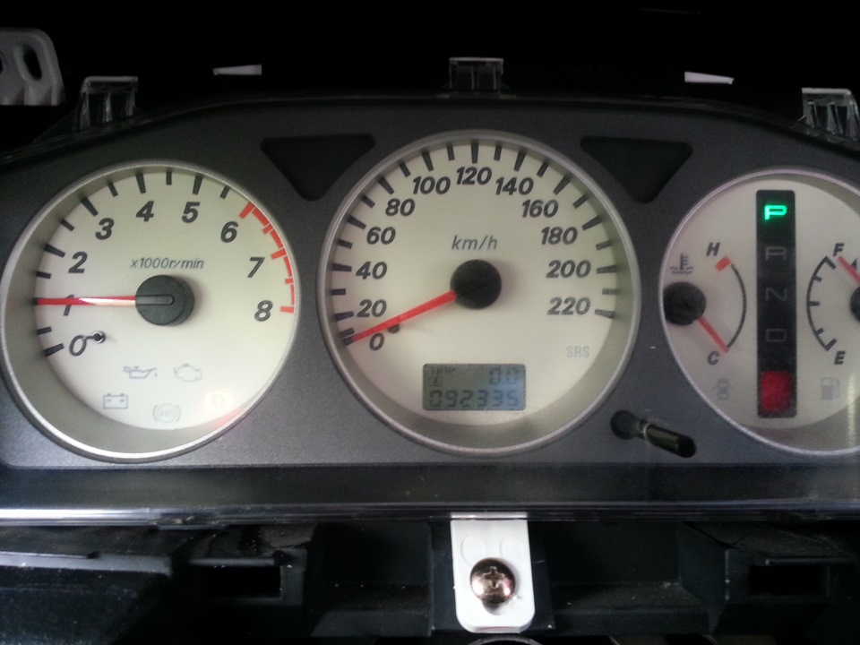 Лампочка габарит в панель приборов. — Mitsubishi Lancer IX, 1,6 л, 2007 ...