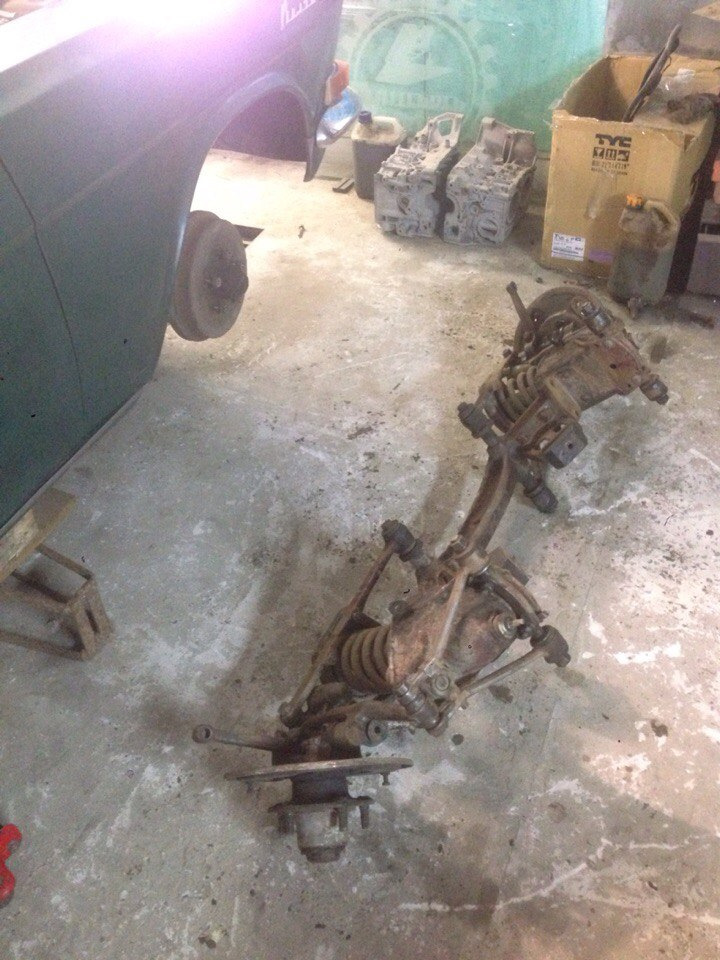 купил подменные колеса и очистил балку — ГАЗ 24, 2,5 л, 1976 года ...