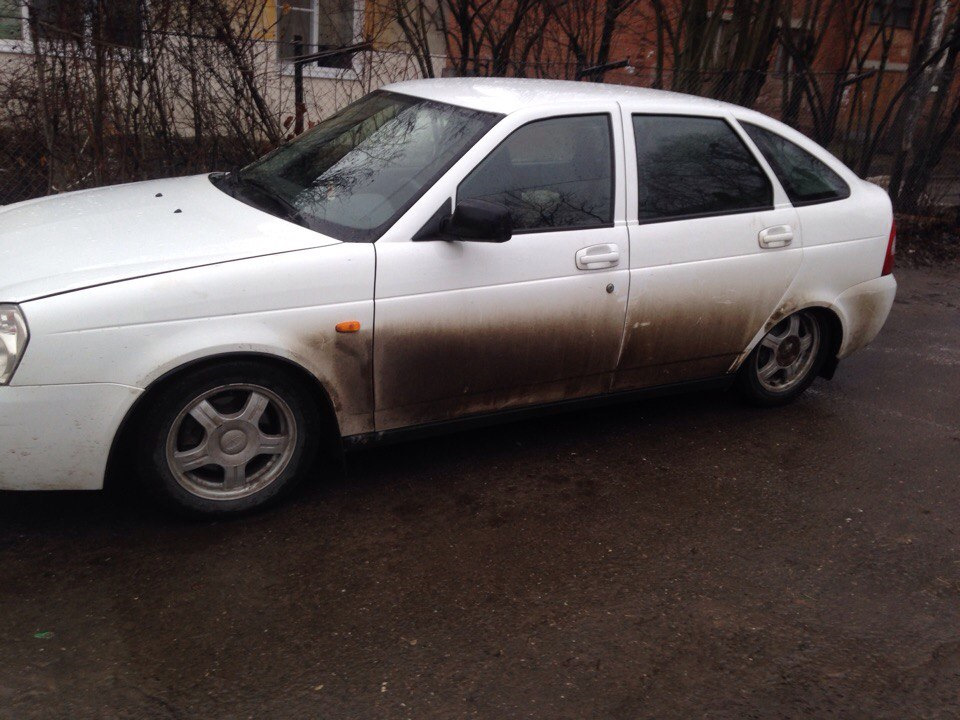 Посадка -90 — Lada Приора хэтчбек, 1,6 л., 2011 года | тюнинг | DRIVE2