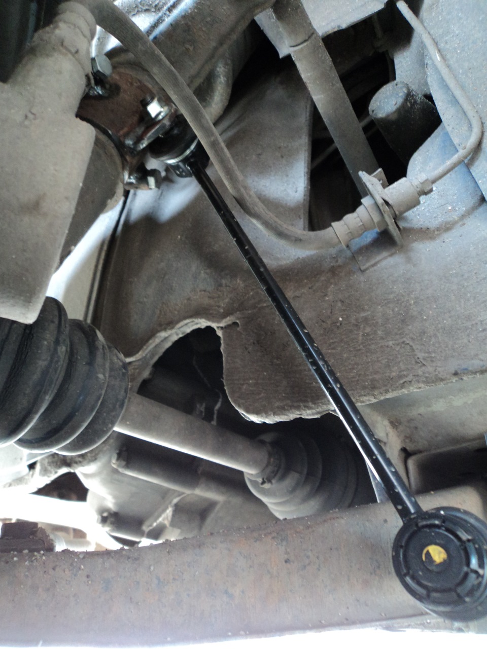 Доработка передней подвески. Установка переднего стабилизатора ...