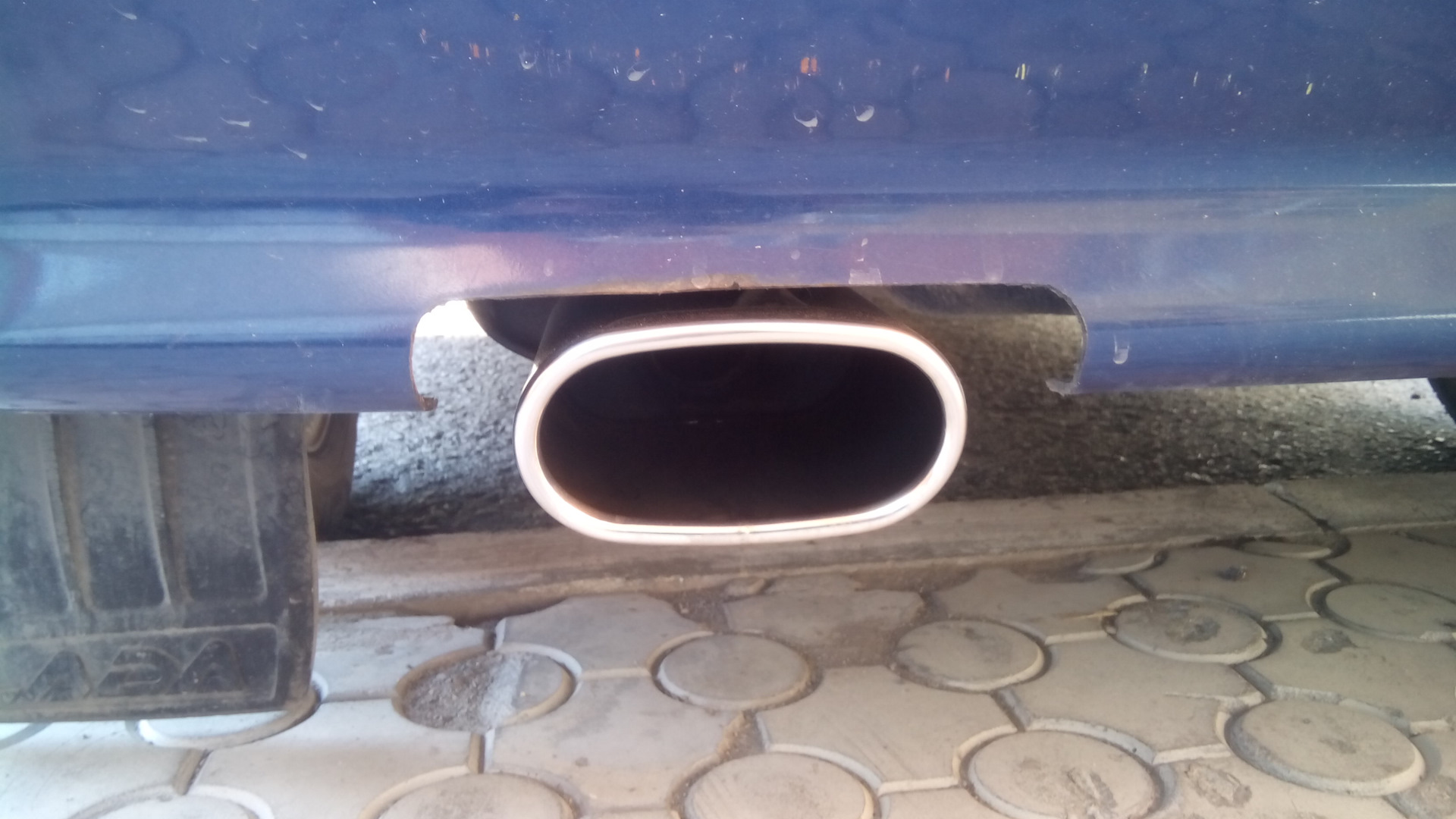 двойной выхлоп на ваз 2114. выхлоп 4-2-1 на ваз.