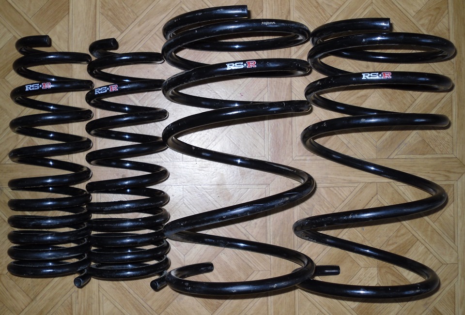 Спортивные пружины RS*R от Evo. — Mitsubishi Airtrek Turbo, 2 л, 2002 ...