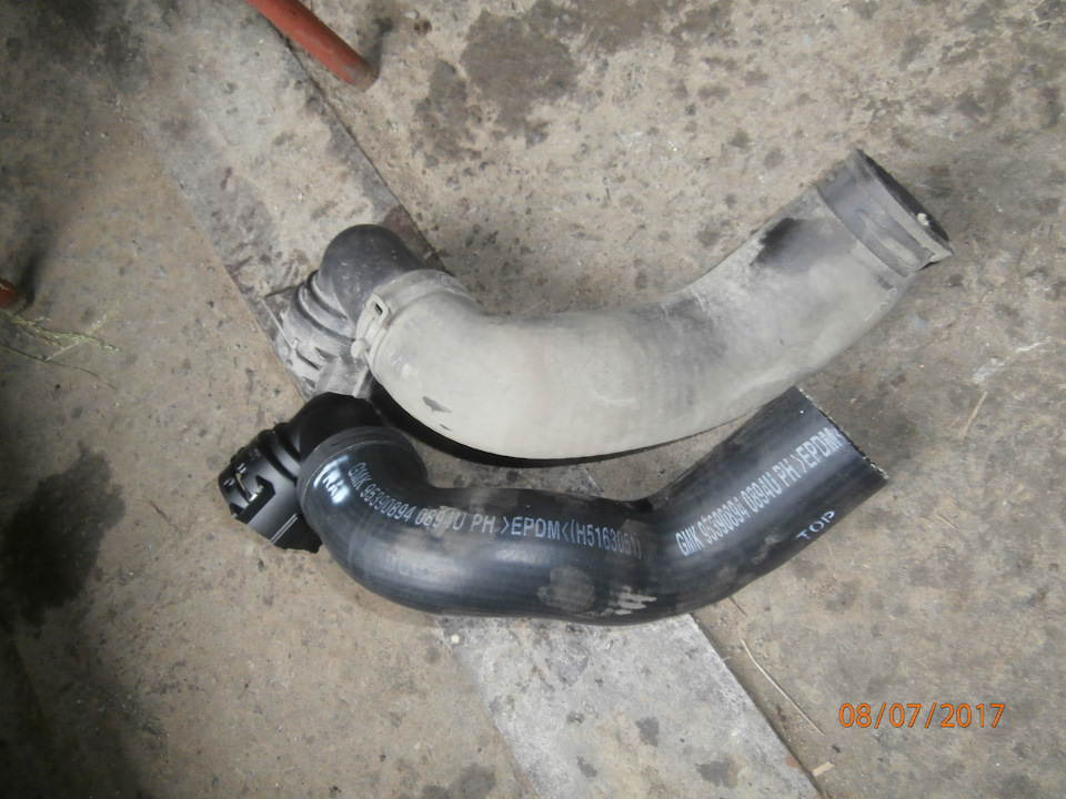 замена патрубков охлаждения — Chevrolet Cruze (1G), 1,8 л, 2011 года ...