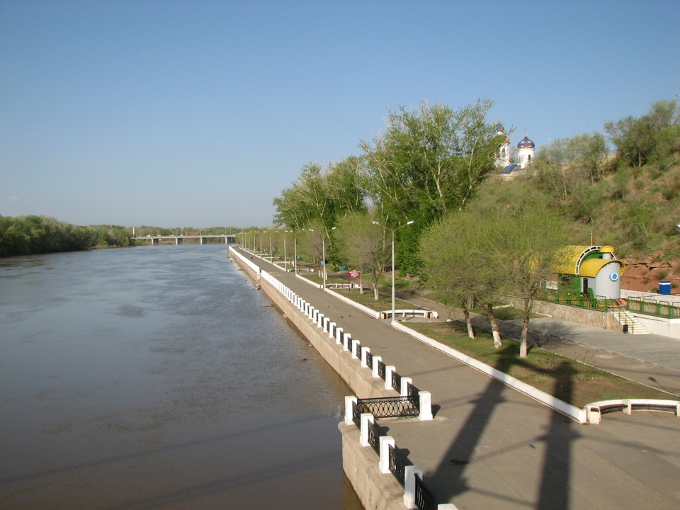 Набережная оренбург фото