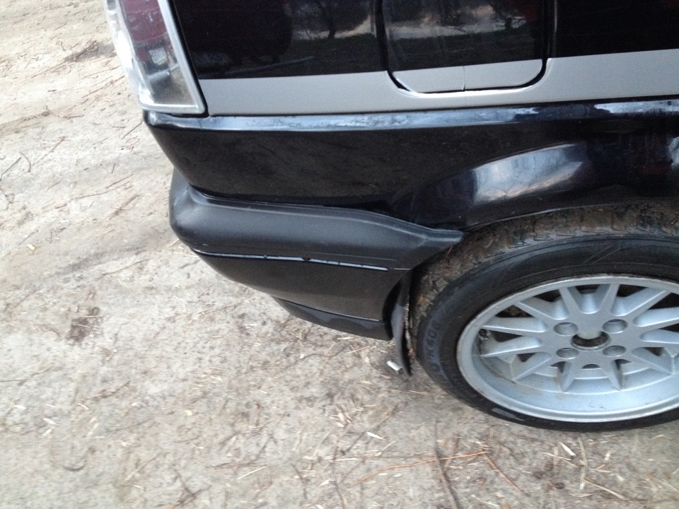 Задний бампер с гольф 3 — Volkswagen Golf Mk2, 1,3 л, 1989 года ...
