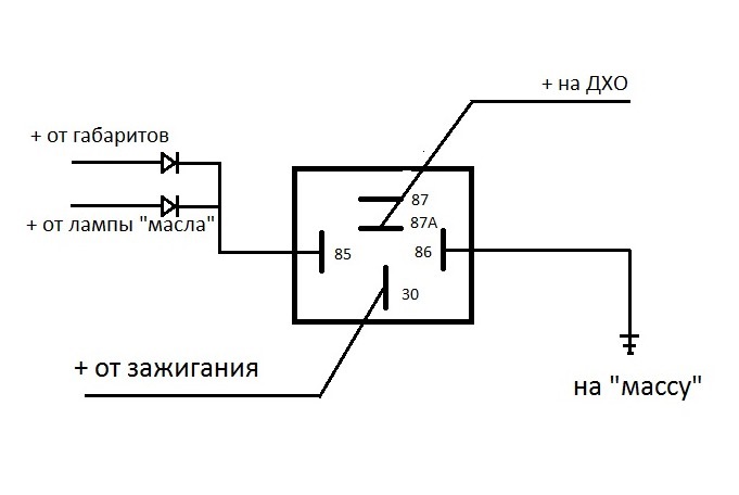 Реле 753777 10 схема подключения