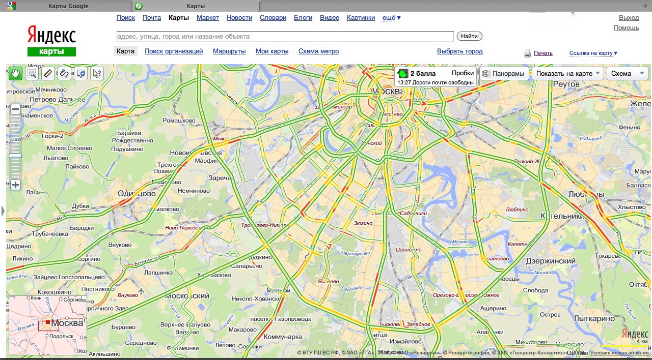 Google покажи карты