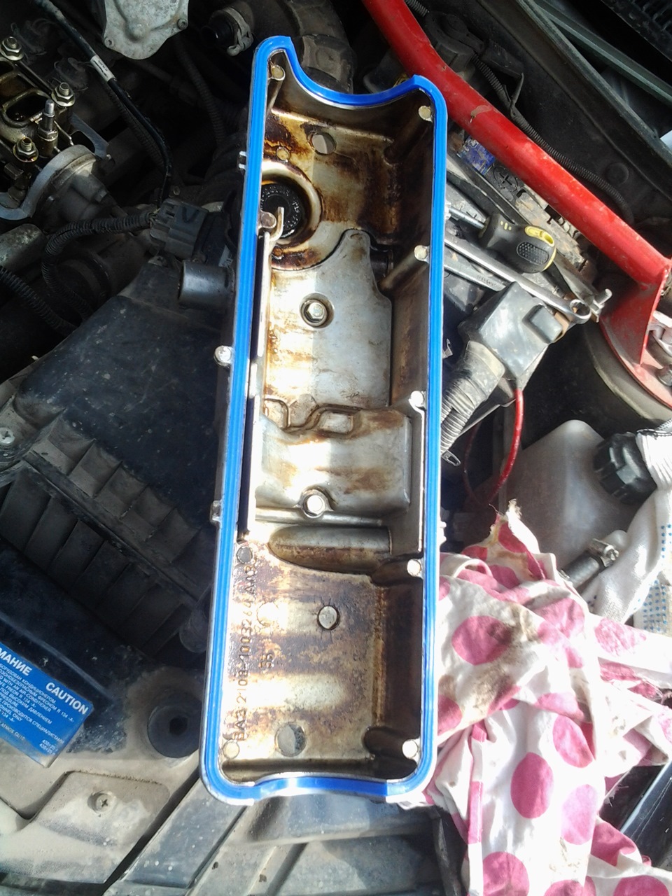 Регулировка, точнее проверка тепловых зазоров в ГРМ. — Lada Калина ...