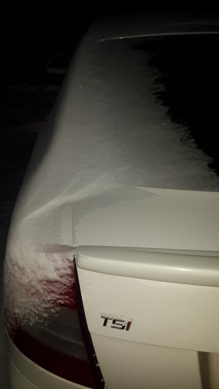 Утро, проверка на снежность — Skoda Octavia A5 Mk2