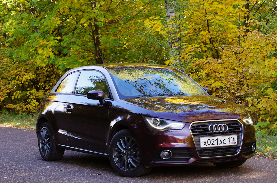 Осенние снимки — Audi A1 (1G), 1,4 л, 2011 года | фотография | DRIVE2