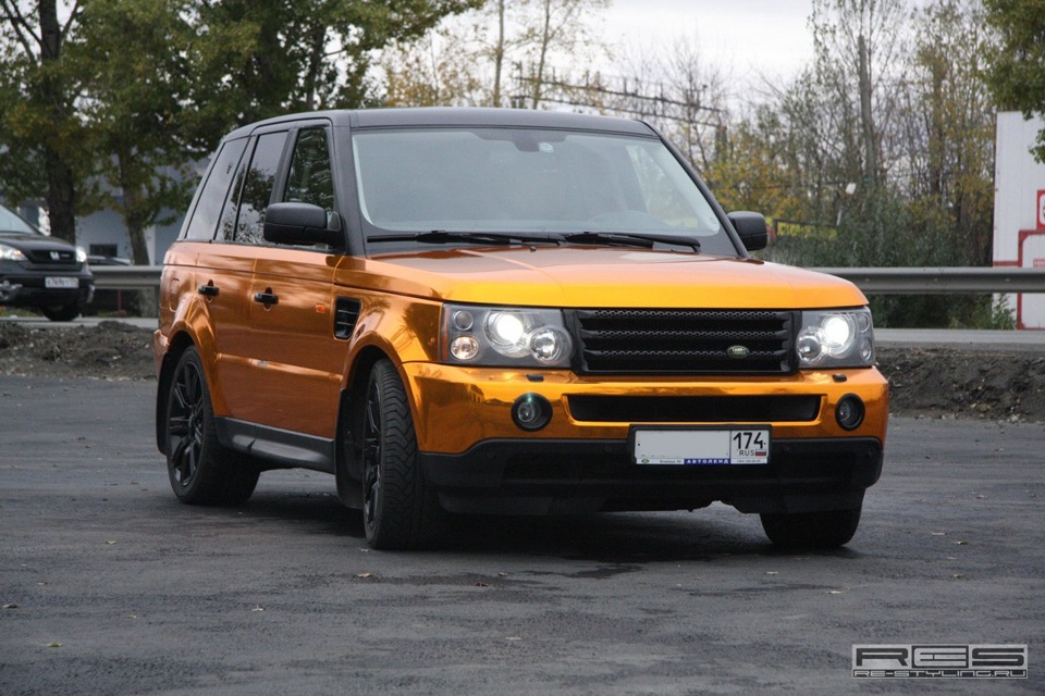 Range Rover Sport оранжевый