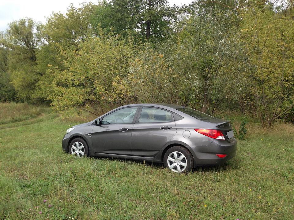 Зачем седану клиренс или пару фоток с рыбалки) — Hyundai Accent (4G), 1 ...
