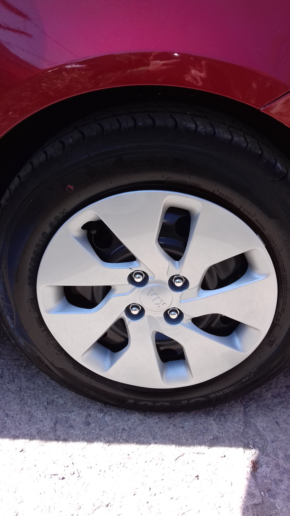 Обработка колес глицерином — KIA Rio (3G), 1,4 л, 2017 года | мойка ...