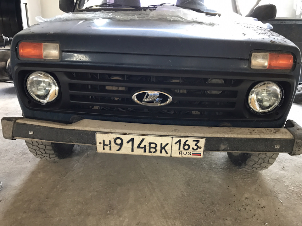 Небольшое то и новая решётка — Lada 4x4 3D, 1,5 л, 2006 года | плановое ...