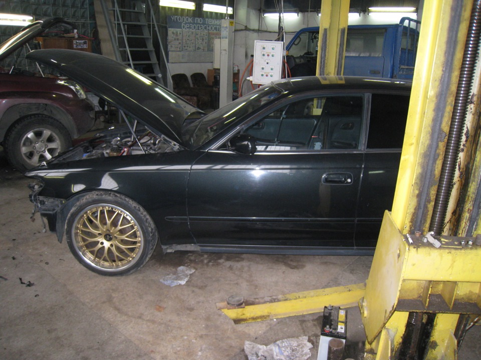 переделка с 2lte на 1jzgte M/T — Toyota Mark II (90), 2,5 л, 1996 года ...