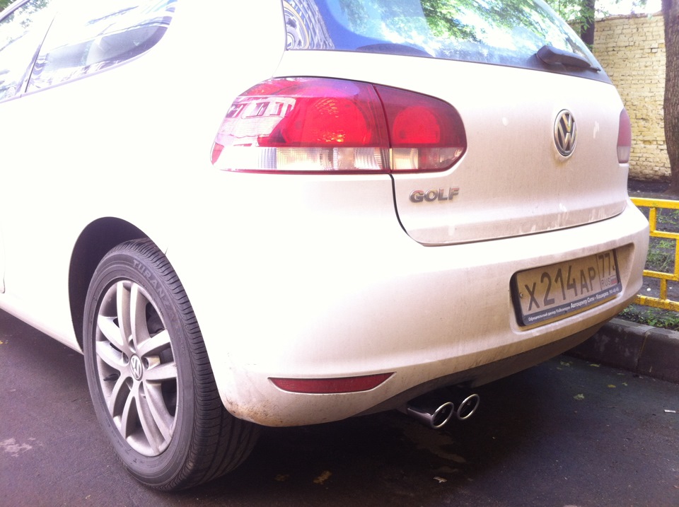 Установка короткоходной кулисы и насадки на глушитель от Skoda Yeti ...