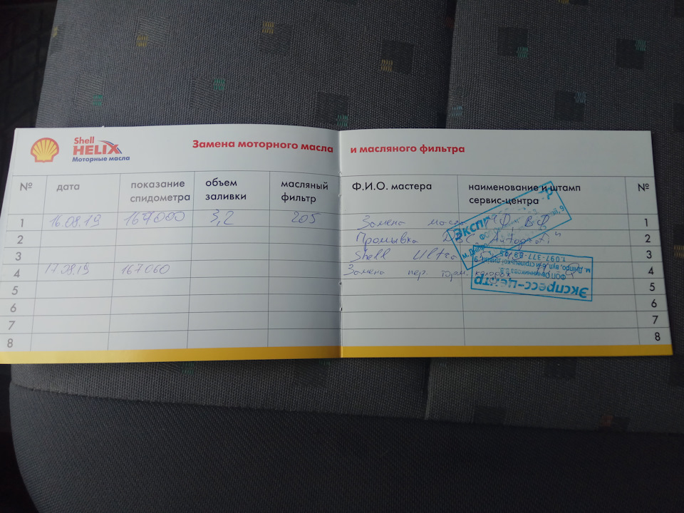 Замена масла, фильтров, тормозных колодок — Hyundai Getz, 1,3 л, 2004 ...