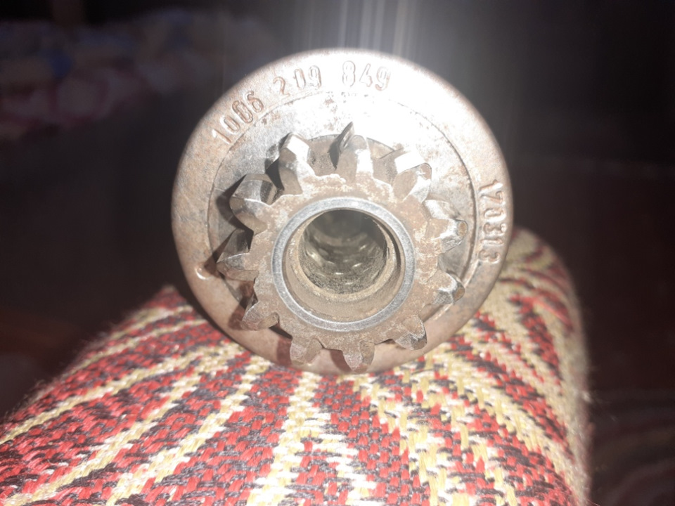 Бендикс стартера — Renault Duster (1G), 2 л, 2013 года | запчасти | DRIVE2