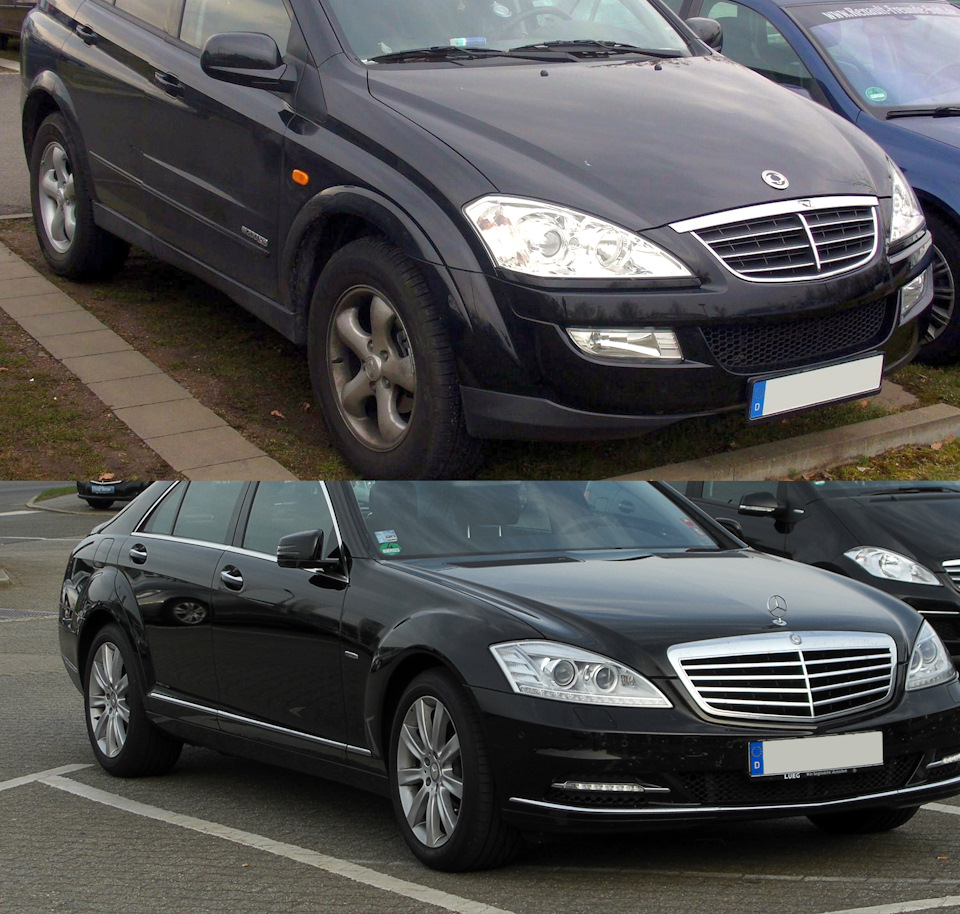 Mercedes W221 vs Ssangyong Kyron — DRIVE2