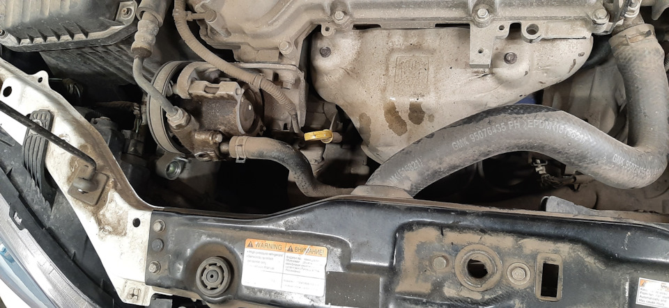 Ремонт кондиционера — Daewoo Gentra, 1,5 л, 2013 года | визит на сервис ...