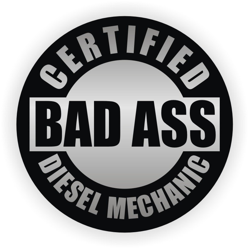 Bad ass boys drive bad ass toys motorcycle vinyl sticker