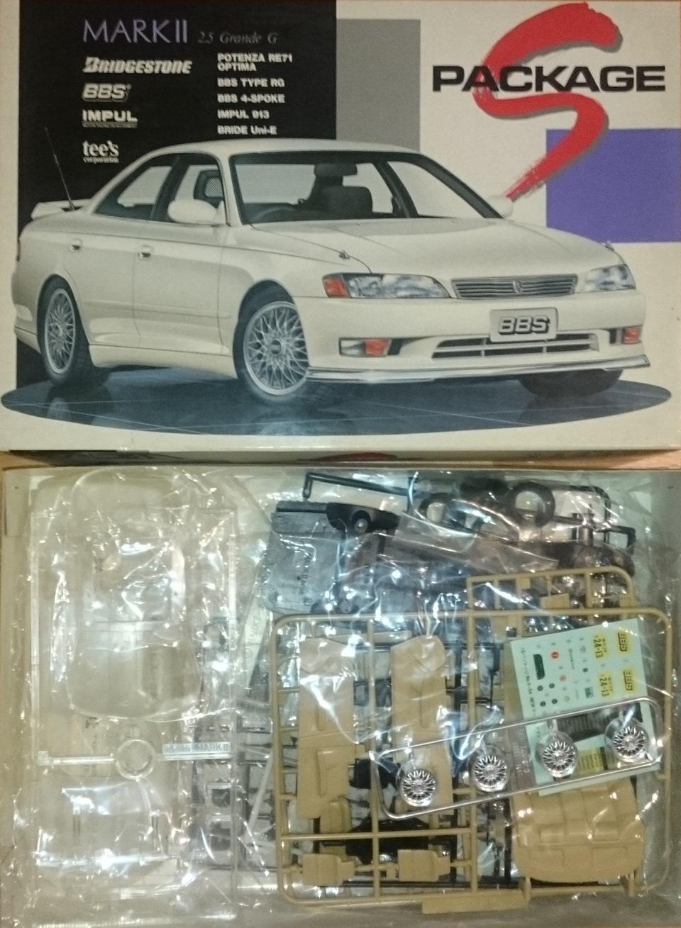 Aoshima Model Car Kits Aoshima 1/24 The Model Car 90 Toyota JZX90