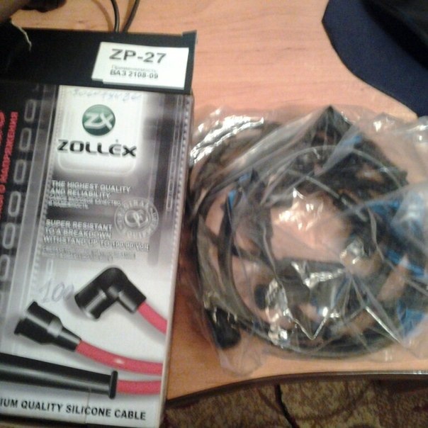 Купил новый комплект проводов высокого напряжения. — Москвич 2141, 1,5 ...