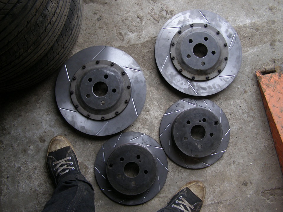 Dead groove brake discs  notches