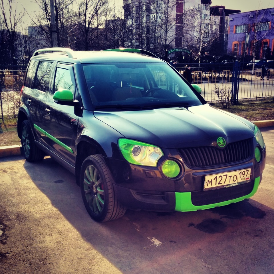 Skoda Yeti матовая пленка