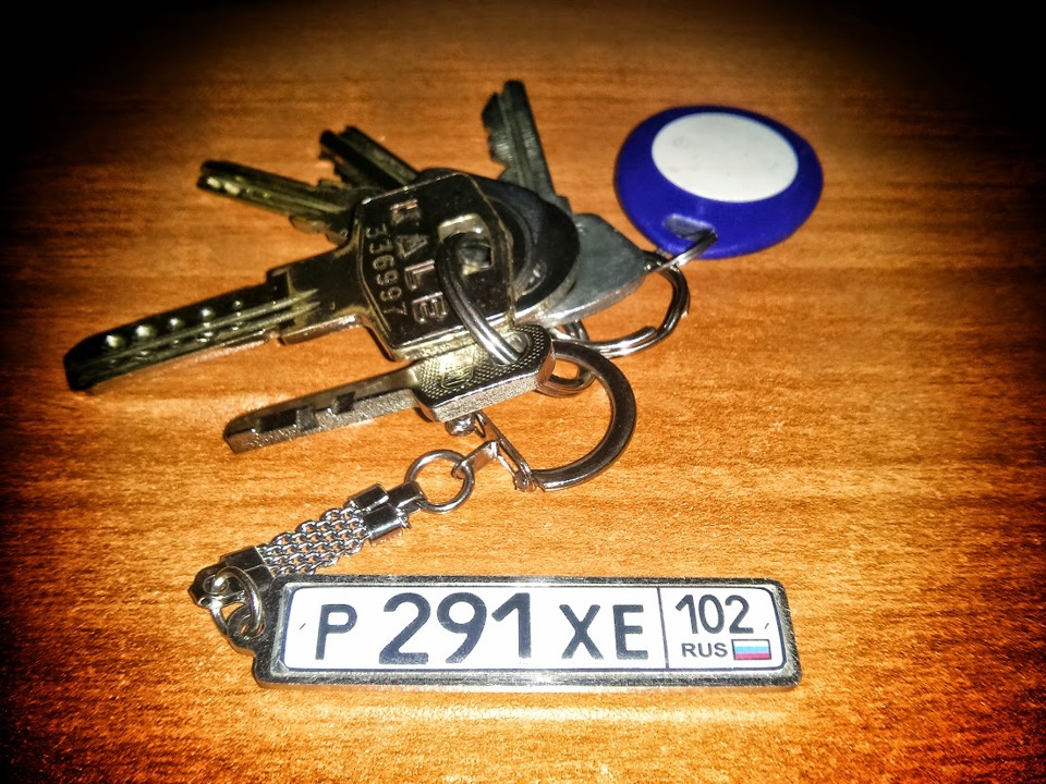 Брелок в виде гос.номера — Changan CS35, 1,6 л, 2014 года | аксессуары ...