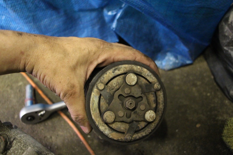 Поездка в Красноярск, клин компрессора. — Honda Civic Hatchback (7G), 1 ...