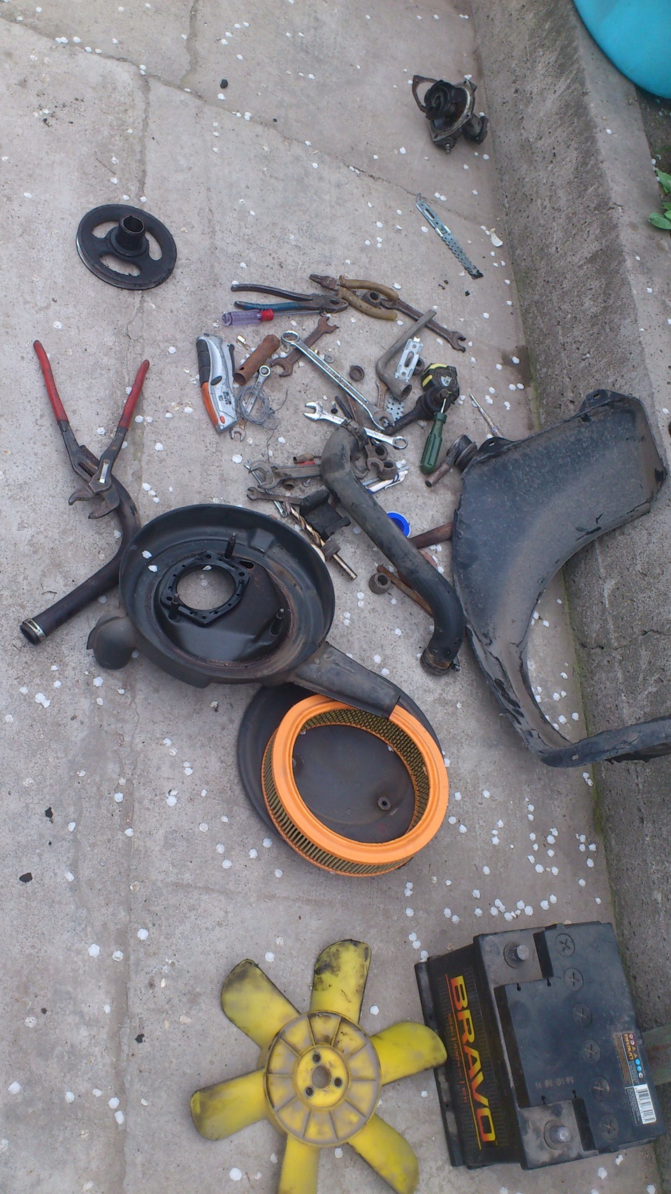 замена сальника коленвала. — Lada 2106, 1,3 л, 1989 года | своими ...