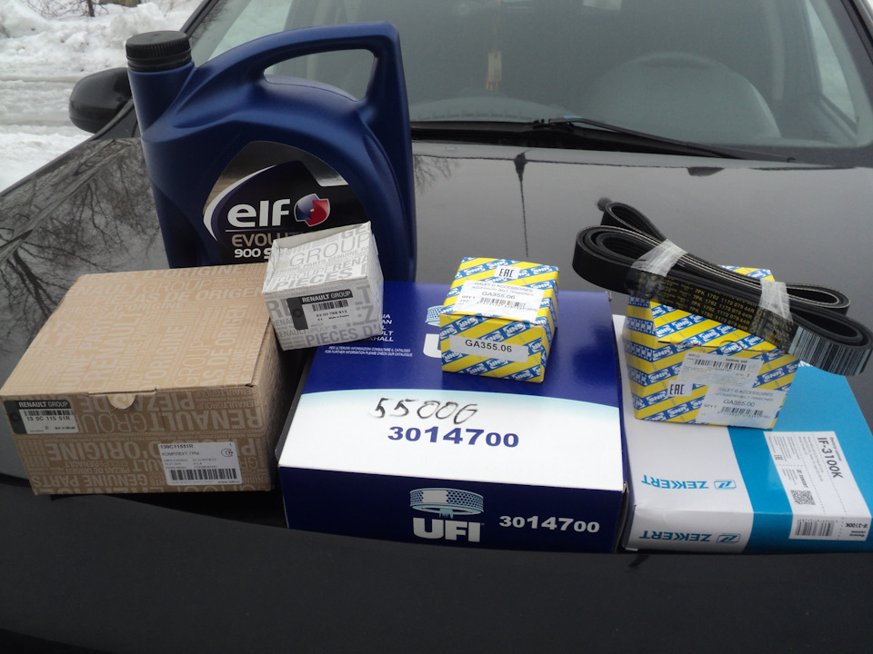 ТО-60000 или ТО-55000 и по мелочам. — Renault Duster (1G), 2 л, 2014 ...