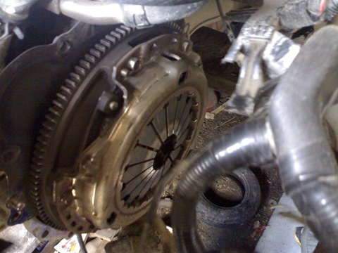 clutch replacement photo report continued - Toyota Celica 20 L 1998