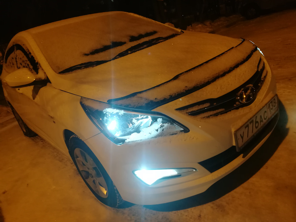 Лампы — Hyundai Solaris, 1,6 л, 2015 года | просто так | DRIVE2