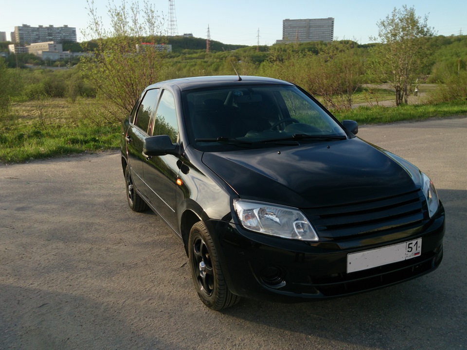 Решетка радиатора ХАЛК — Lada Гранта (1G), 1,6 л, 2013 года | тюнинг ...