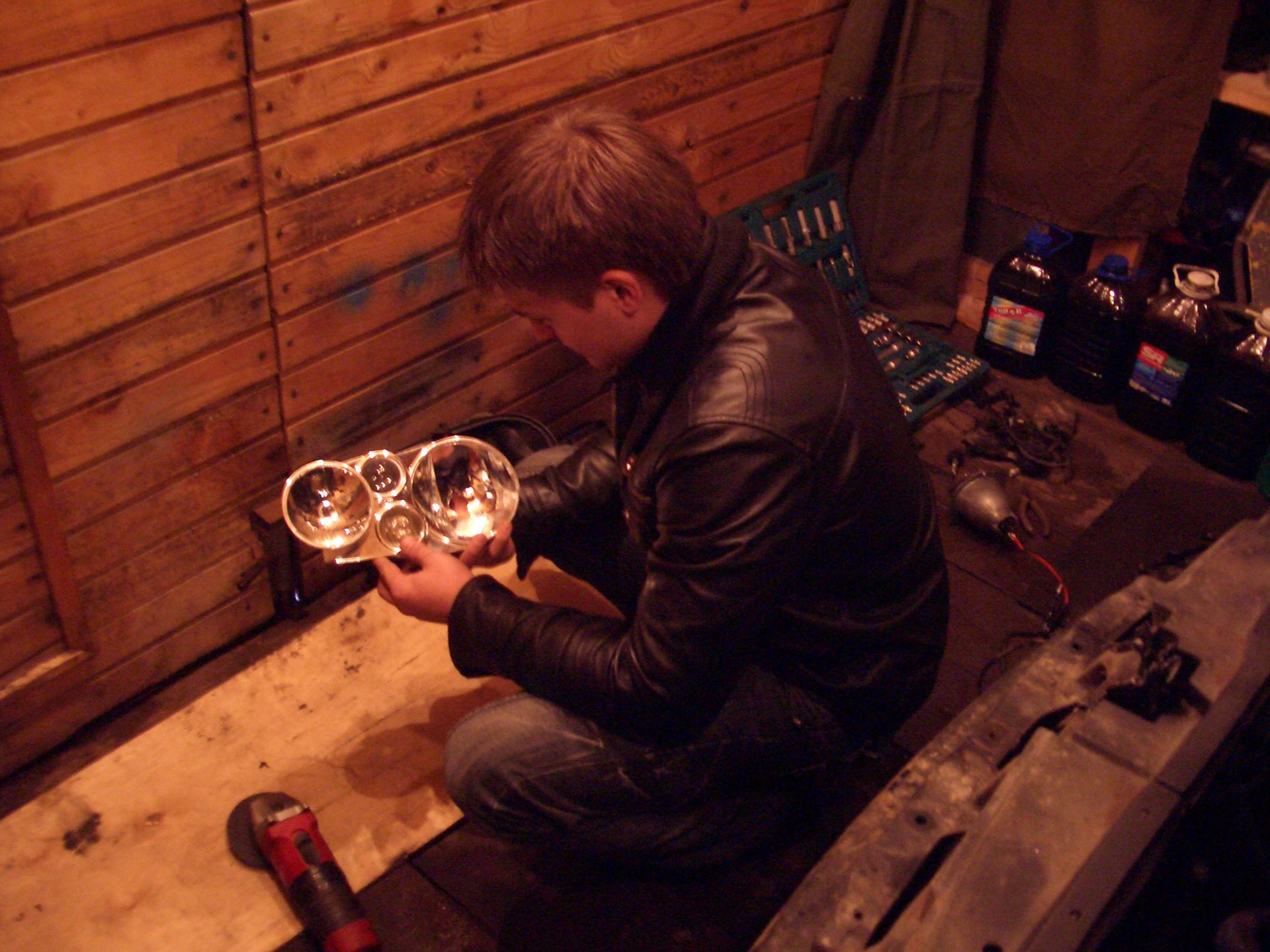 Линзы VOLVO в штатную фару — Volkswagen Golf Mk4 GTI, 1,8 л, 2003 года ...