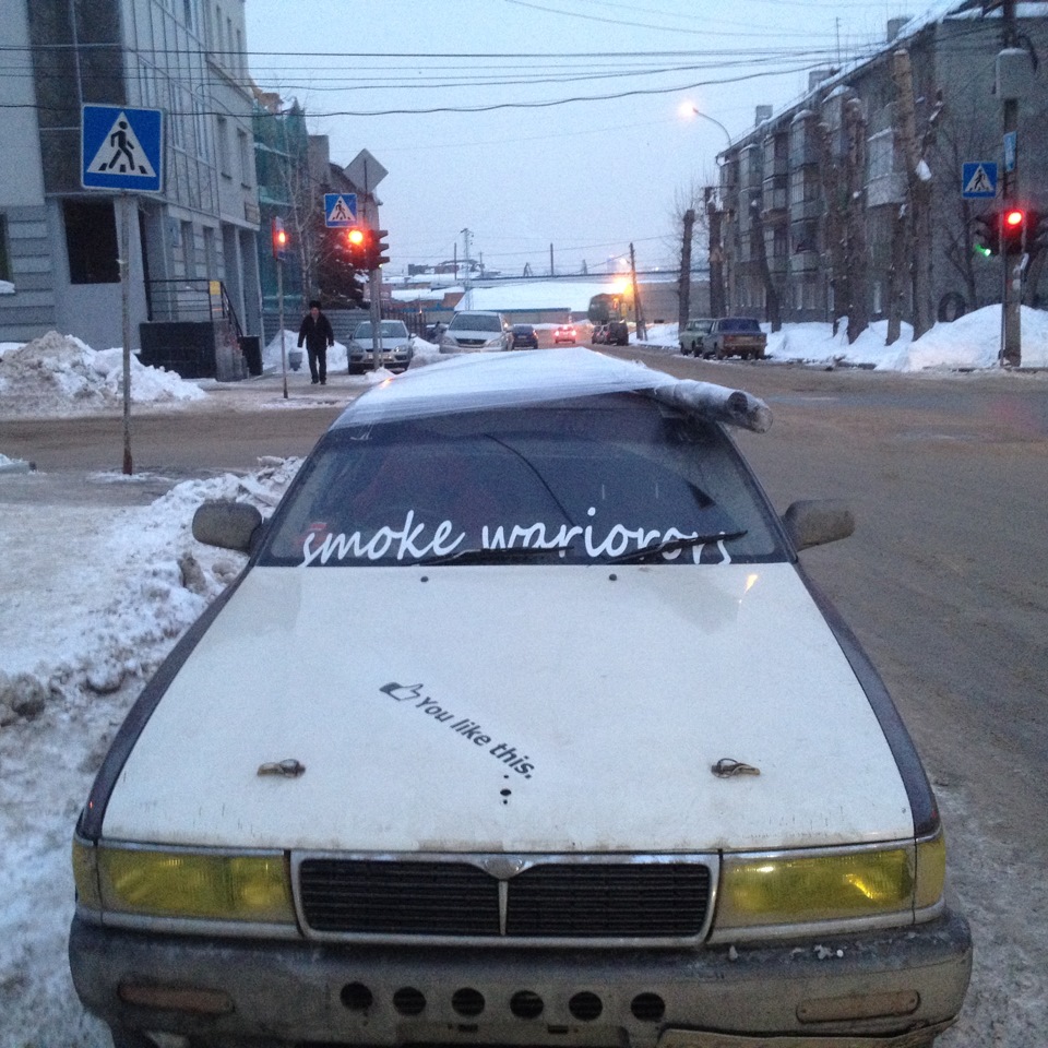 Поребрик или бордюр — Nissan Laurel (C33), 2,5 л, 1991 года | поломка ...