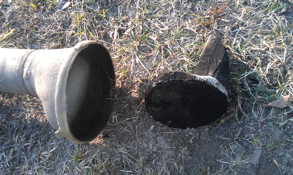 Вот что било внутри катализатора на LT-35. — Volkswagen LT (2G), 2,5 л ...