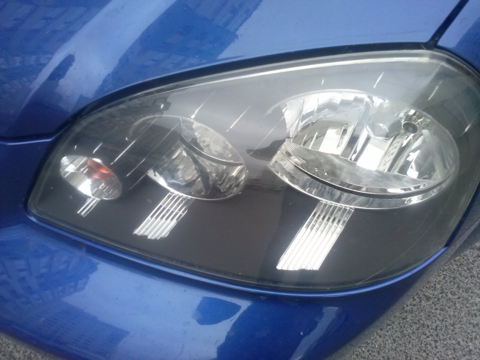 Обновил фары и суппорта — Chevrolet Lacetti SW, 1,6 л, 2005 года ...