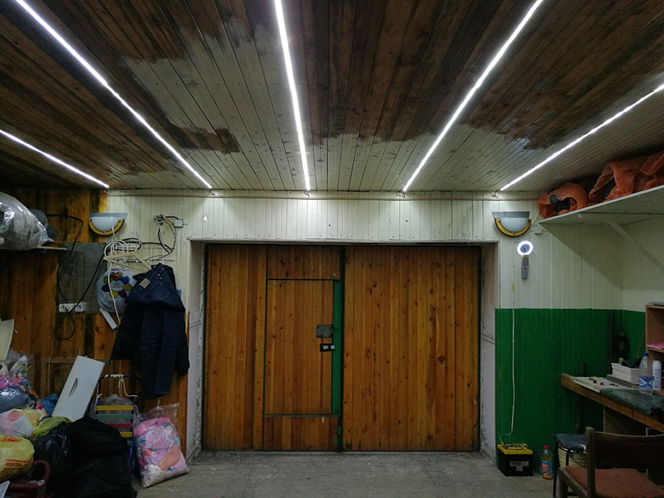 как правильно сделать освещение в гараже