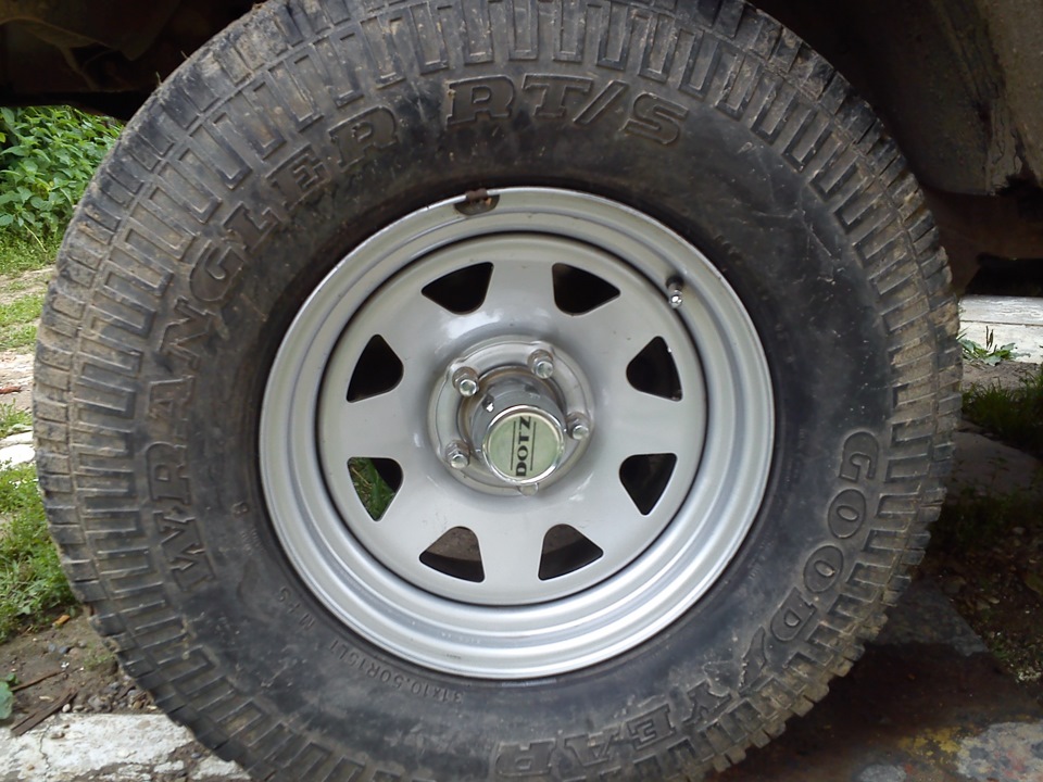 Диски DOTZ R15/7 et+5 — Jeep Cherokee (XJ), 2,5 л., 1992 года ...