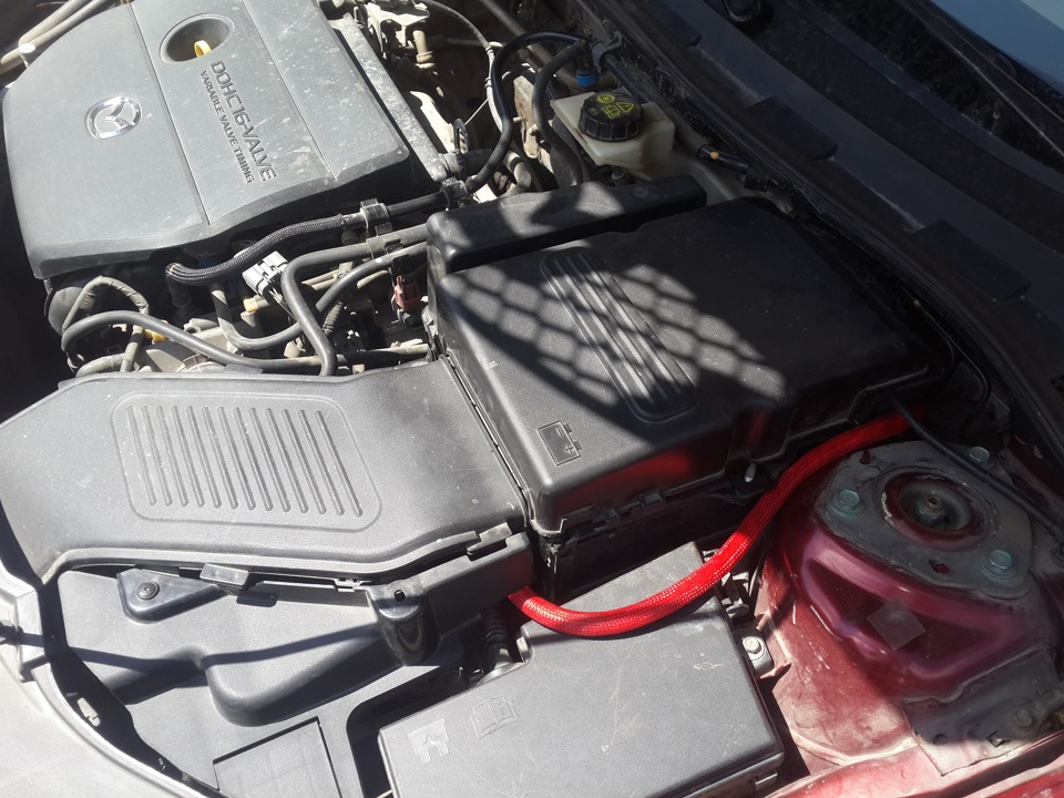 протяжка кабеля кг 35 — Mazda 3 (1G) BK, 2 л, 2008 года | автозвук | DRIVE2