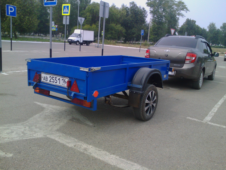 Прицеп — Lada Гранта, 1,6 л, 2013 года | просто так | DRIVE2