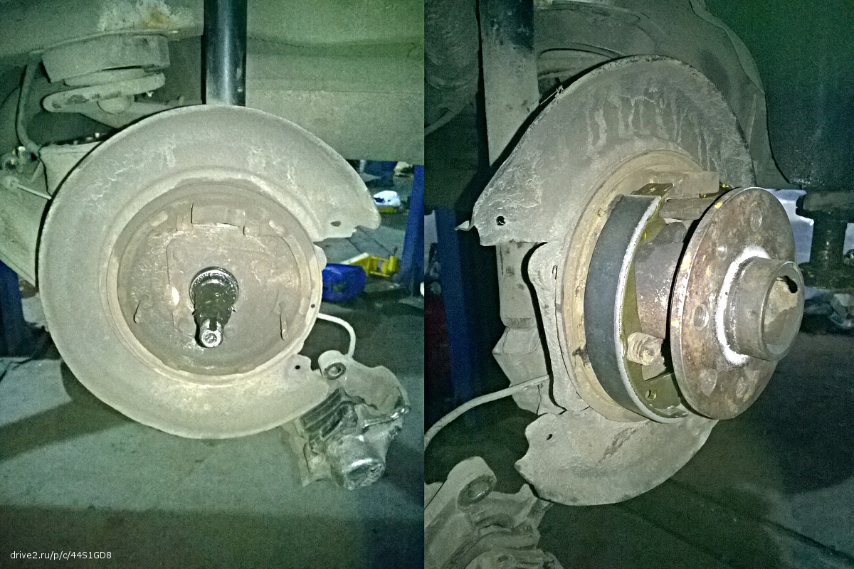 заднее дисковые тормоза нексия