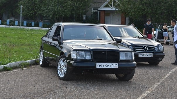 Мерседес w124 бандиты