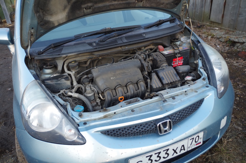 Замена масла — Honda Fit (1G), 1,3 л, 2005 года | плановое ТО | DRIVE2