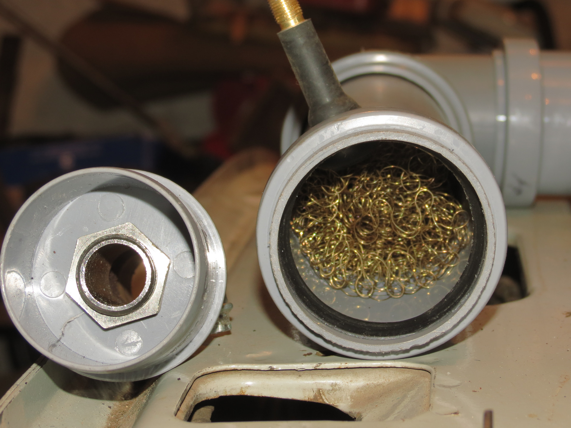 Очистка картерных газов — УАЗ 31514, 2,4 л, 2001 года | своими руками ...