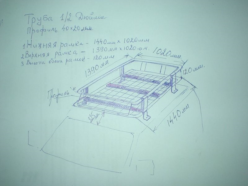 Иж планета 5 чертеж багажника