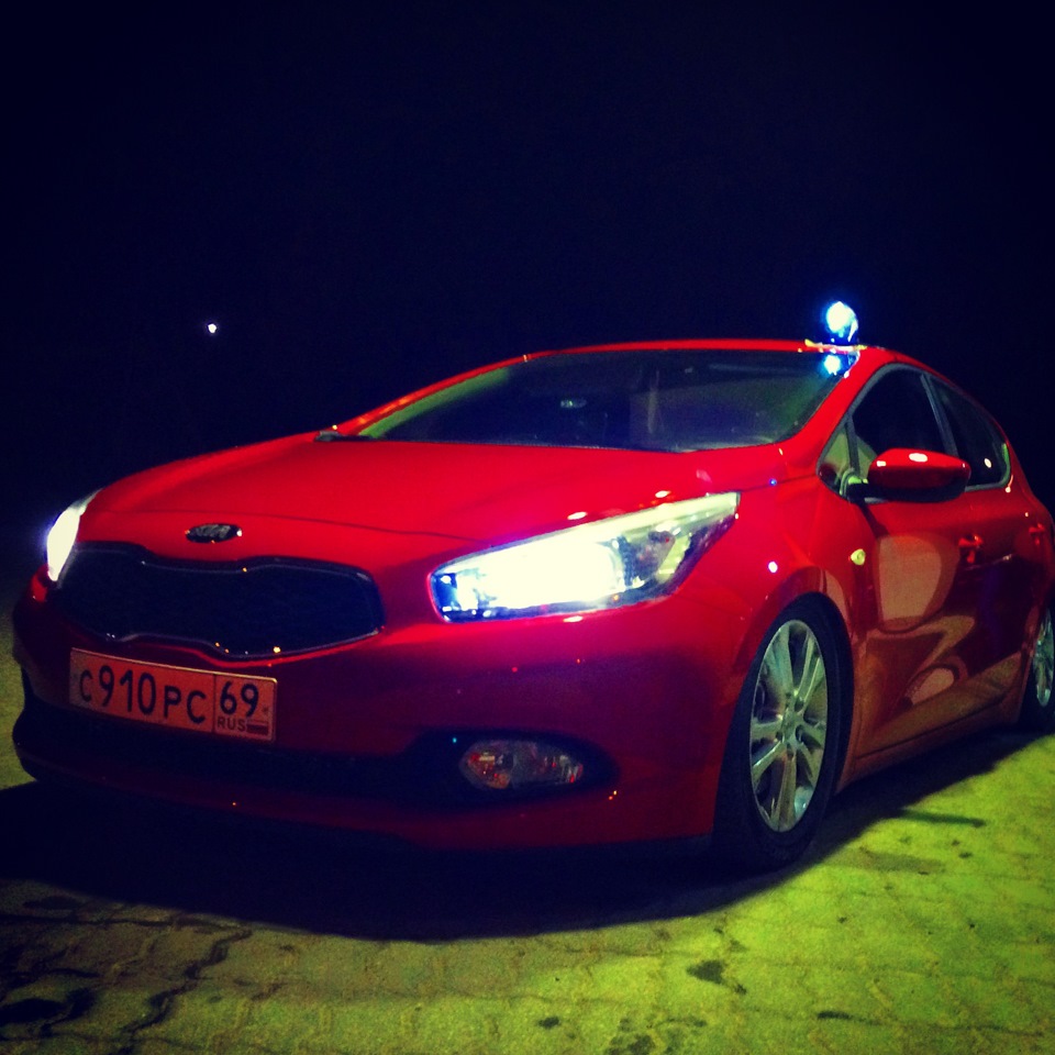 Ксенон в ближний свет! — KIA Ceed (2G), 1,6 л, 2014 года | электроника ...